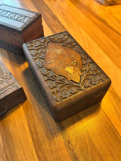 Vintage Trinket Boxes x3