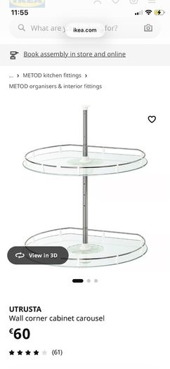 Ikea Carousel for corner press
