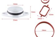 33mm Swirl Blanks Flaps Repair Delete Kit with Intake Gaskets Key Blanks for BMW M57 Auto Replacement Parts kit 6pcs + seal kit