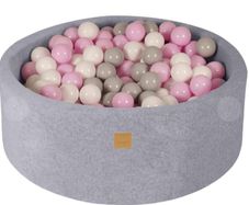 Toddler ballpit grey with 100 balls