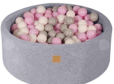 Toddler ballpit grey with 100 balls