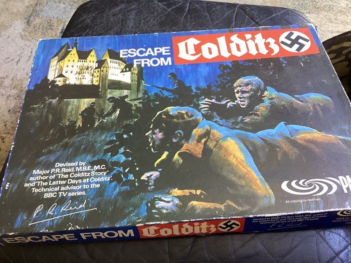 Escape from Colditz Vintage War Board Game by Parker Complete