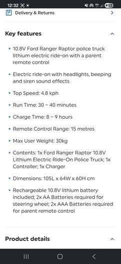Ford Ranger Kids