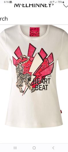 Tiger Print TShirt - German brand Oui - UK 10 - BNWT RRP 60