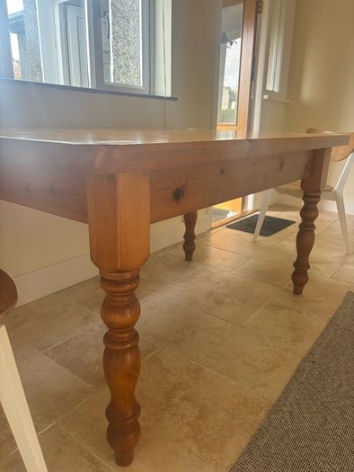 Solid pine table