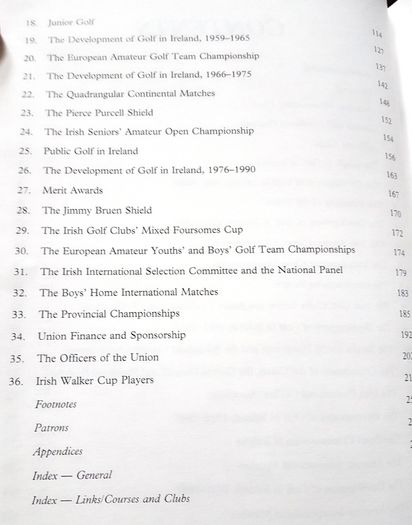 Golfing Union of Ireland Centenary Book