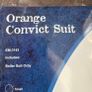 Halloween Orange Suit Convict Jumpsuit. size L Image 5