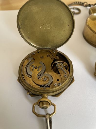 Miners watch with Case (Brass)