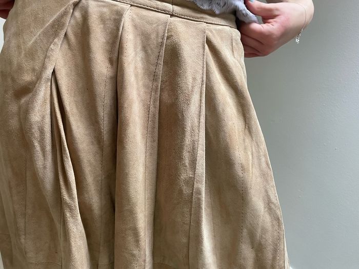 Vintage Suede Skirt