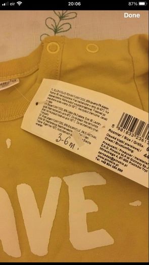 Boys BNWT top 3/6 mths