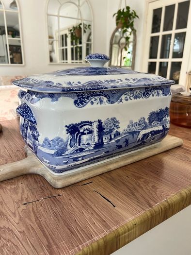 Vintage Spode bread bin