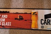 Large Carling Lager Bar Runner Bar Mat