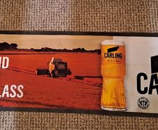 Large Carling Lager Bar Runner Bar Mat