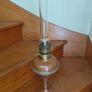 Antique French copper/brass large oil lamp Image 2