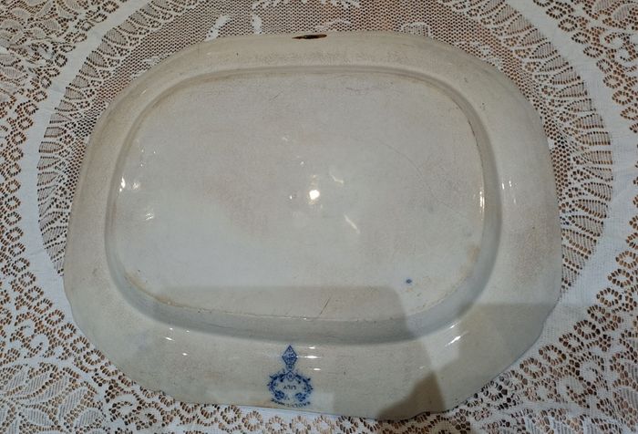 1870s Extra Large Victorian serving platter