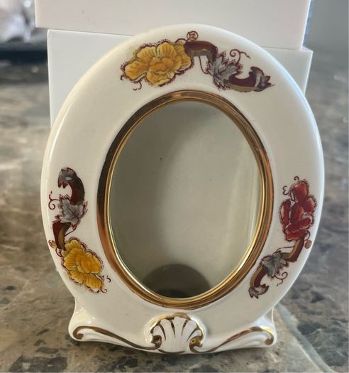 masons brown velvet photo frame