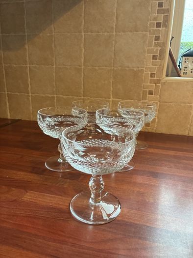 Waterford crystal champagne glasses