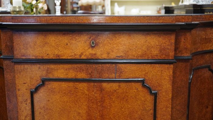 19th Century French Burr Thuya Cabinet