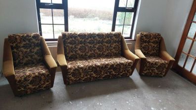 3 piece floral living room suite