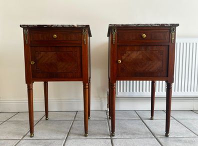 Pair of bedside tables -  French Louis XVI style