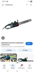 Chainsaw..lidl..electric..used once