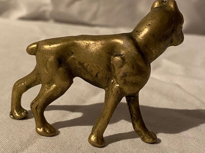 Vintage Brass Dogs.