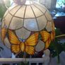 Vintage Capiz Shell hanging ceiling pendant shade Image 2