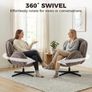 Wingback Velvet Armchair Image 7