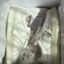Authentic Dior-ID Low Top Sneakers White Leather with Transparent Rubber Toe Cap Image 5