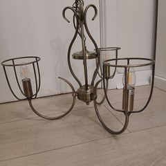 Chandelier style 3 bulb ceiling light