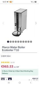 Marco Water boiler T10