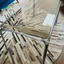 Vintage 1970s Space Age / Bauhaus Style Chrome & Smoked Glass Coffee Table Image 6