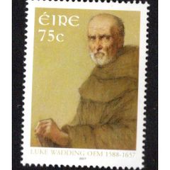 2007 Ireland 350th Death Anniversary of Father Luke Wadding Commemorative Stamp Mint Never Hinged (MNH)