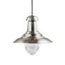 Searchlight Fisherman Pendant Ceiling Light - Satin Silver, perfect condition Image 3
