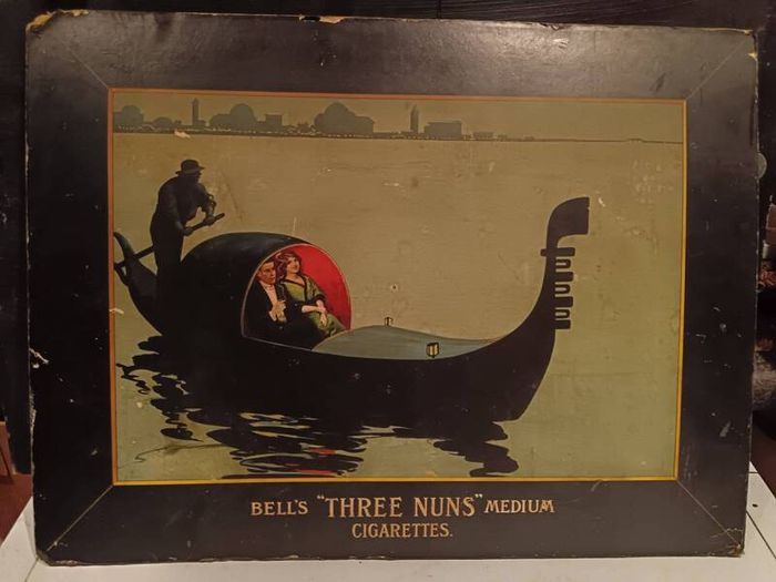 Super Rare 1920's Bells Three Nuns #obacco Sign