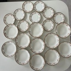 Lot of 20 Antique Jean Pouyat Limoges Porcelain pieces POY113