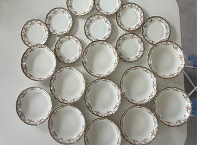 Lot of 20 Antique Jean Pouyat Limoges Porcelain pieces POY113