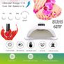 NEW 48W SUN5 Professional LED UV Nail Lamp Led Nail Light Nail Dryer Toe Finger Kit Paint Image 4