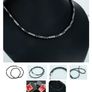 Hematite stones Men necklace 47cm Black men's necklaces Unisex Image 2