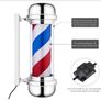 Rotating Strips LED Barber Pole Light Red White Blue Image 5