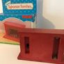 Rare Vintage Red Brick Fireplace-Sylvanian Families Image 3