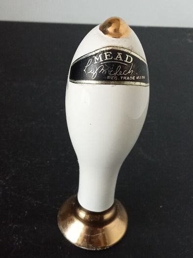 Ye Olde Vintage C1960' Pub Handle Ceramic Mead Decanter filled with Mead