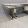 Marble top Table and chairs with coffee table Image 6