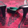 Carl Scarpa suede sling back heels Image 3