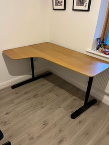 Adjustable Height Corner Desk