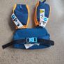 Adjustable Swimming Armbands and Belt Set from Decathlon, featuring a blue and orange tiger design. For children weighing 15 to 30 kg Image 2