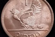 Ireland - 1968 - 1 Penny - 1d - Hen and Chicks - KM.11 - High Grade - [2707]
