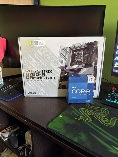 Motherboard and cpu