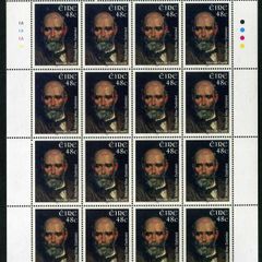 2006 Ireland Death Centenary of Michael Davitt Commemorative Stamp Sheetlet Plate 1A1A1A1A Mint Never Hinged (MNH)