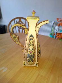 Antique Zsolnay 1880s ewer.